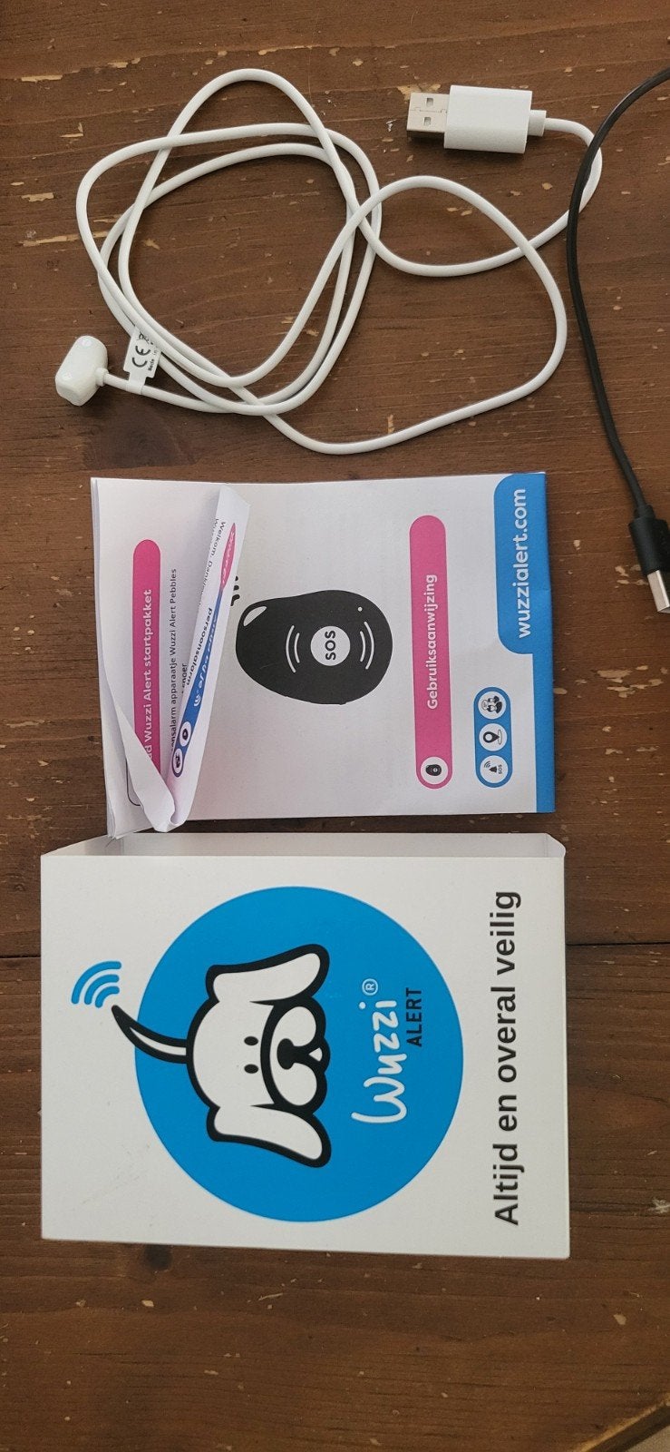 wuzzi pebbles persoons alarm, Ophalen, Zo goed als nieuw