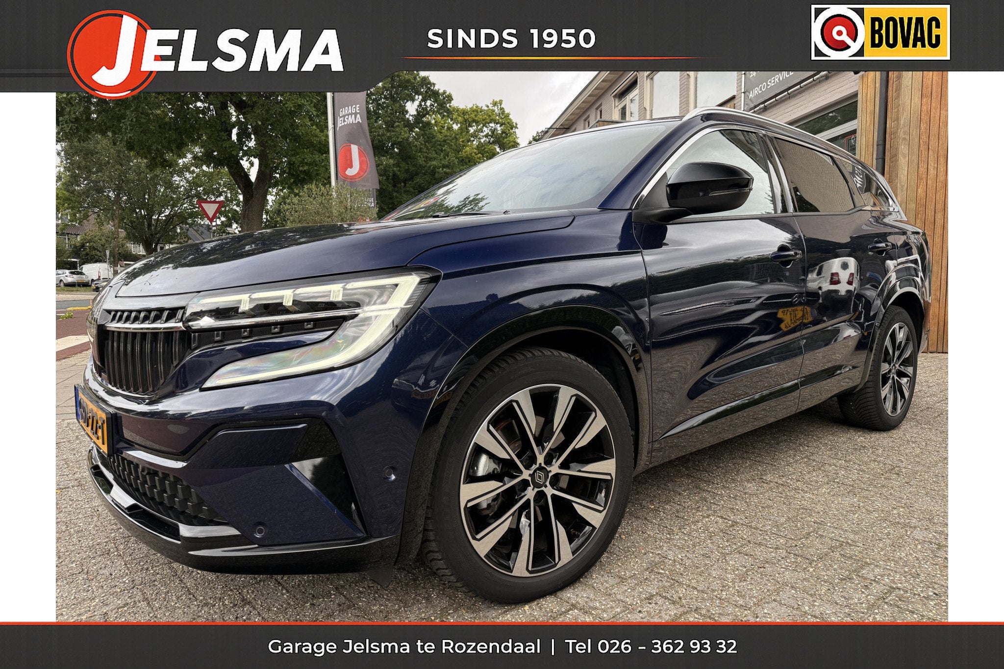 Renault Espace E-Tech full hybrid 200 techno 7p. Camera | Tr, Auto's, Gebruikt, Euro 6, Blauw, Origineel Nederlands