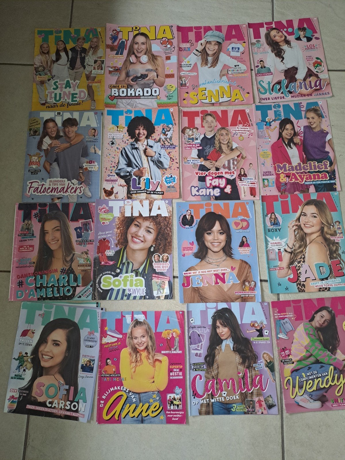Grote collectie Tina tijdschriften, Ophalen, Gelezen, Damesbladen