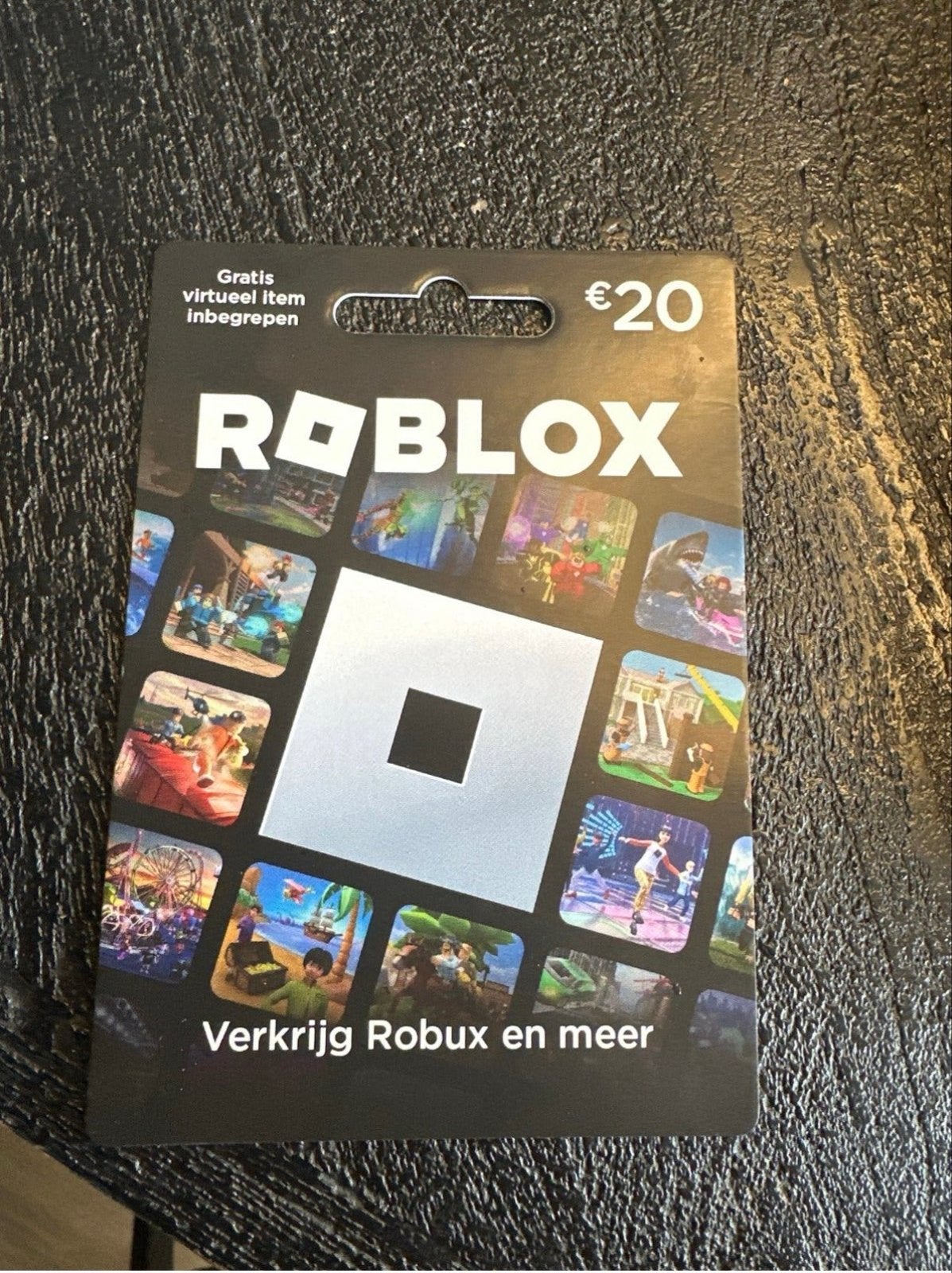 Roblox cadeaukaart, Eén persoon, Cadeaubon