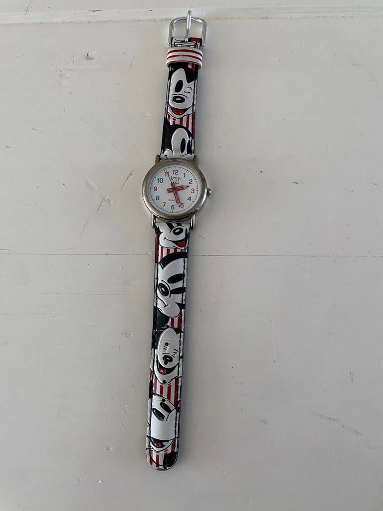 Actua Quartz kinderhorloge Mickey Mouse, Ophalen of Verzenden, Gebruikt, Zwart, Jongen of Meisje