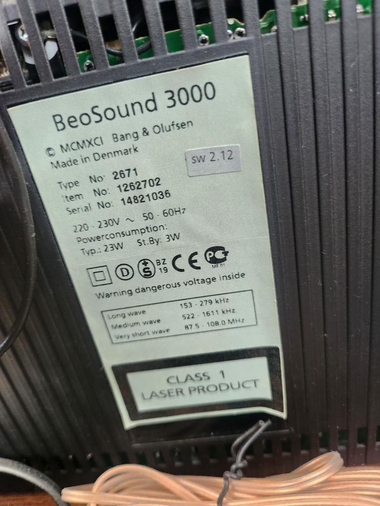 Bang & Olufsen Beosound 3000 & Beolab 8000 (ca. 2000), Audio, Tv en Foto, Stereo-sets, Gebruikt, Tuner of Radio, Bang & Olufsen