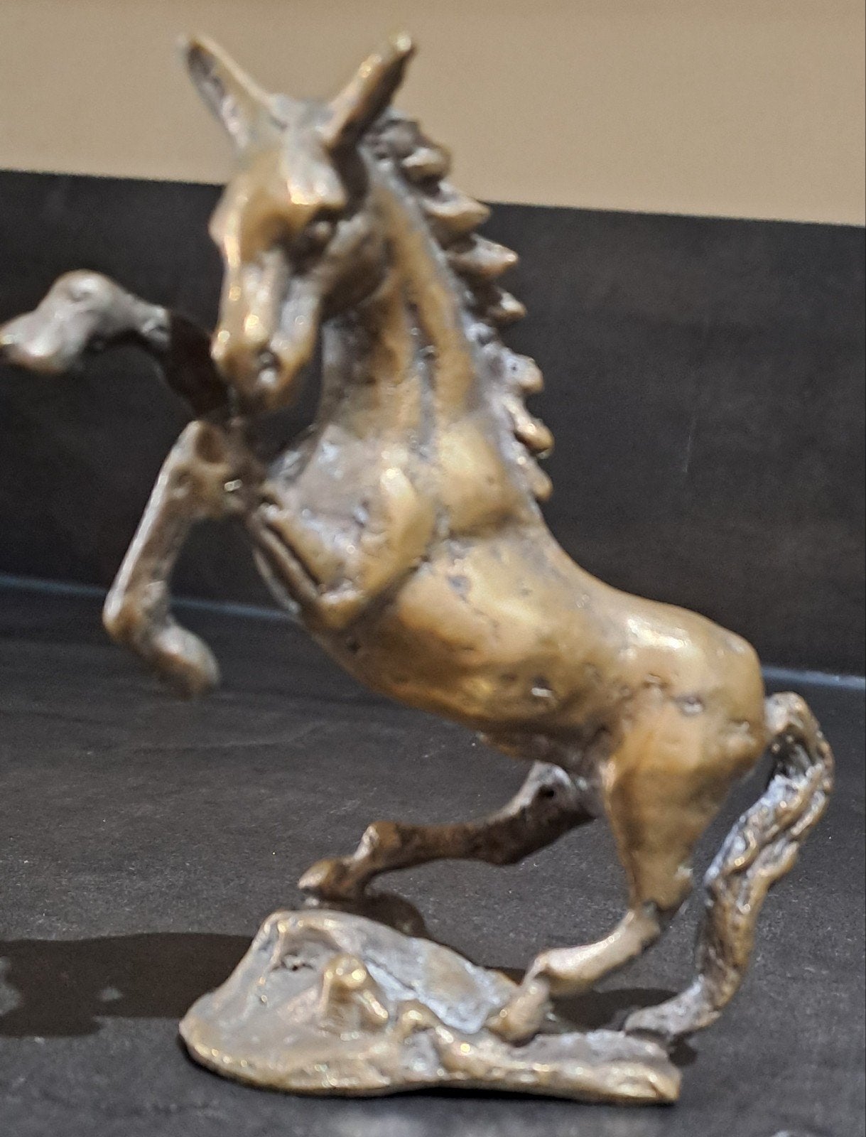 Bronzen paard beeldje - Uniek en gedetailleerd, Ophalen of Verzenden