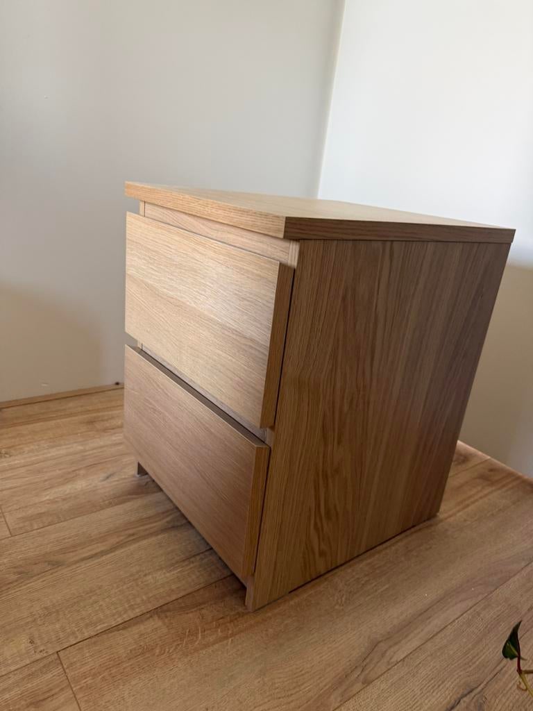 Malm ladekast 2 lades, Huis en Inrichting, Ophalen, Zo goed als nieuw, Minder dan 45 cm