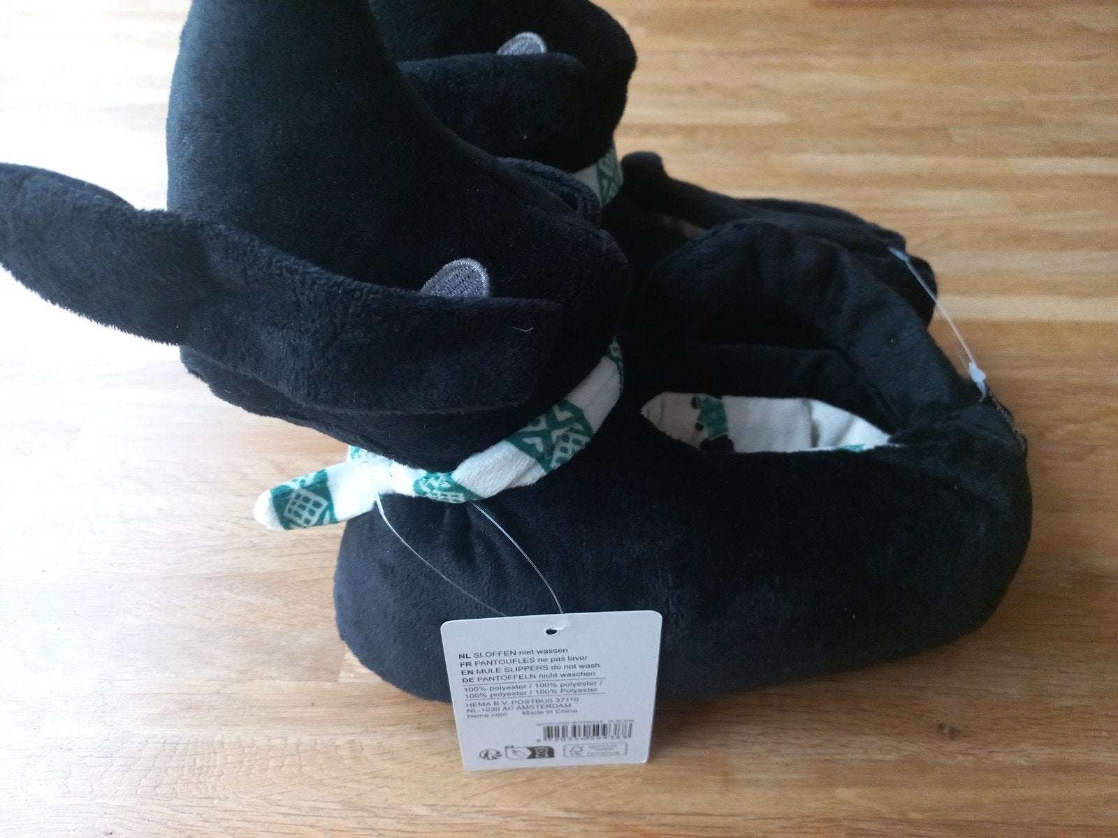 Nieuwe Takkie Sloffen - Maat 35/36, Kleding | Dames, Zwart, Nieuw, Ophalen of Verzenden, HEMA