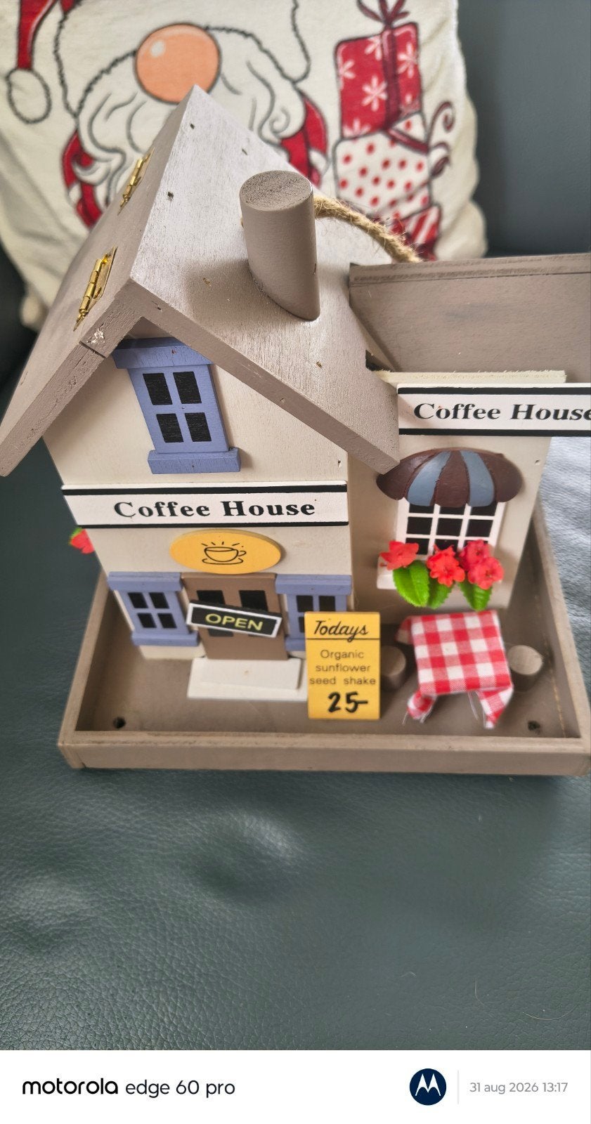 Decoratief vogelhuisje 'Coffee House' - Nieuw, Tuin en Terras, Ophalen of Verzenden, Nieuw