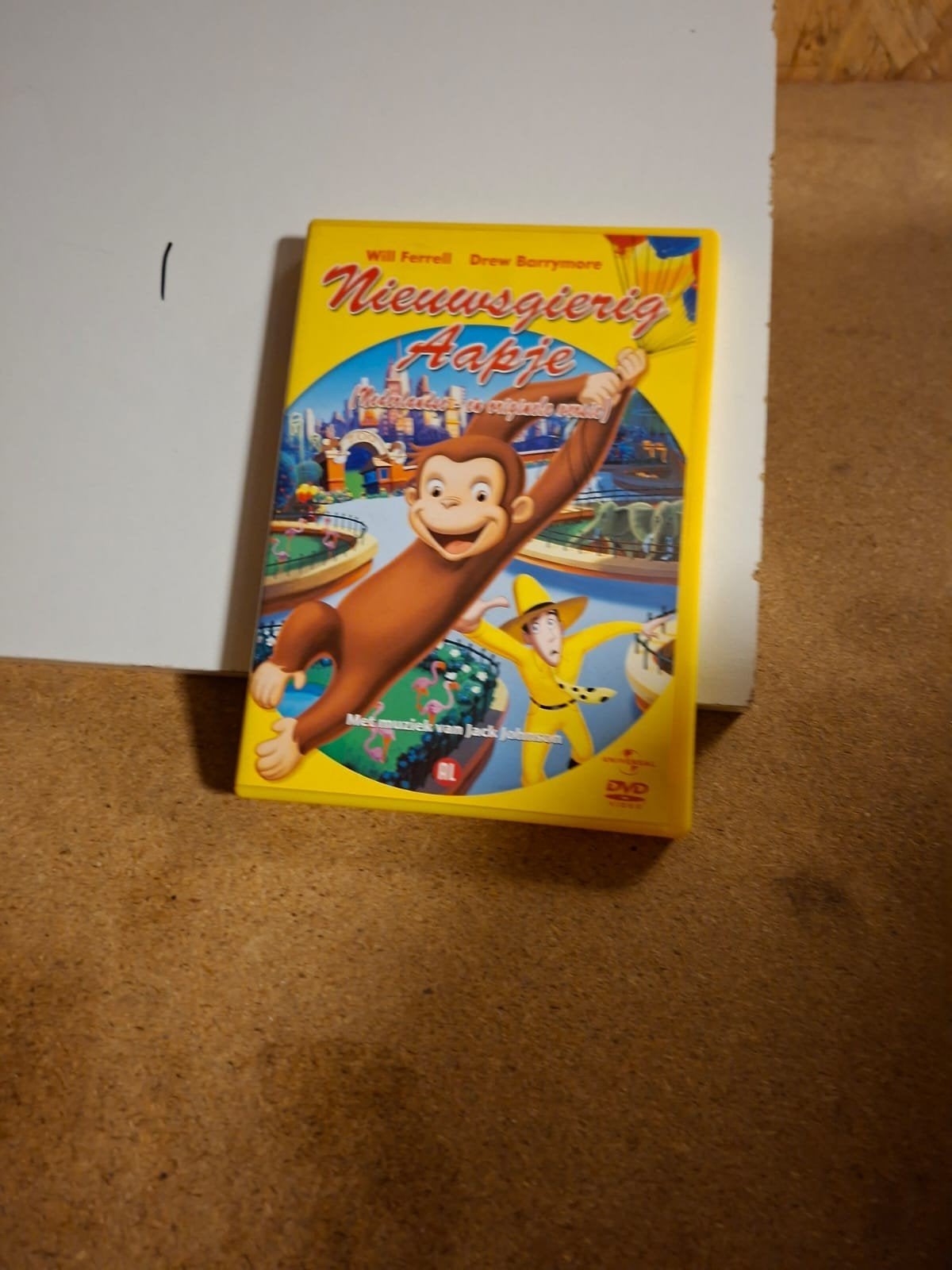 Nieuwsgierig Aapje - De Film (DVD), Gebruikt, Animatie, Alle leeftijden, Nederlands