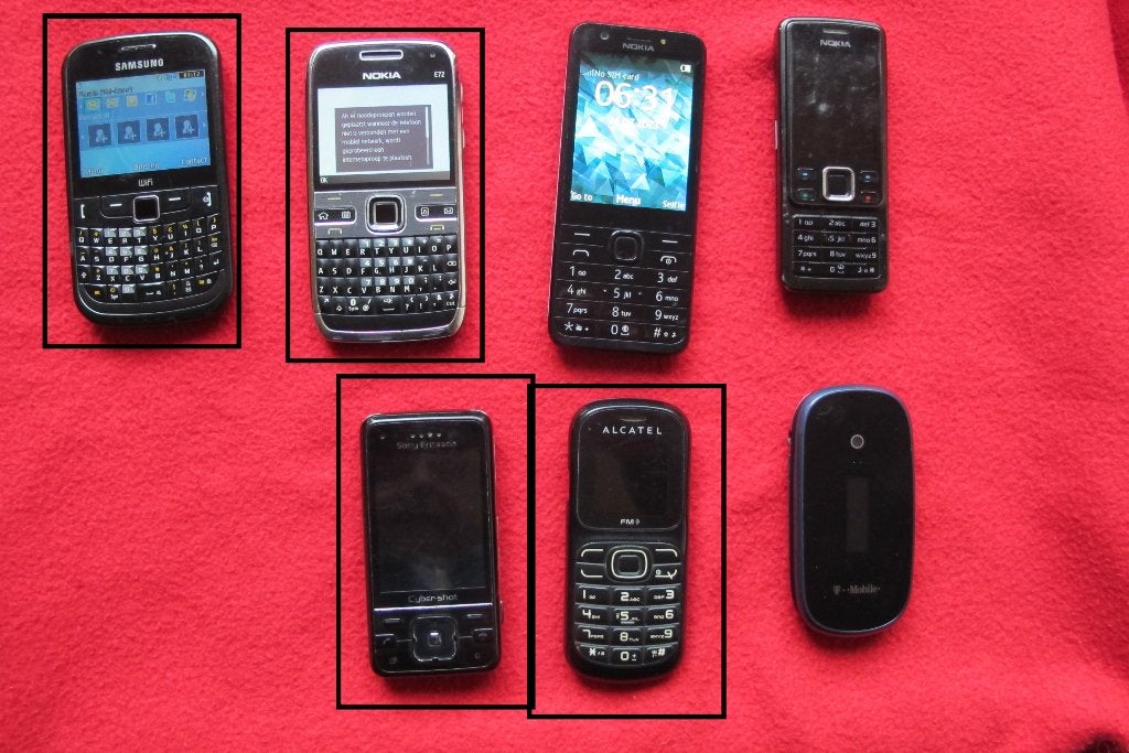 nokia's en alcatel, Gebruikt, Geen camera, Zwart, Ophalen of Verzenden