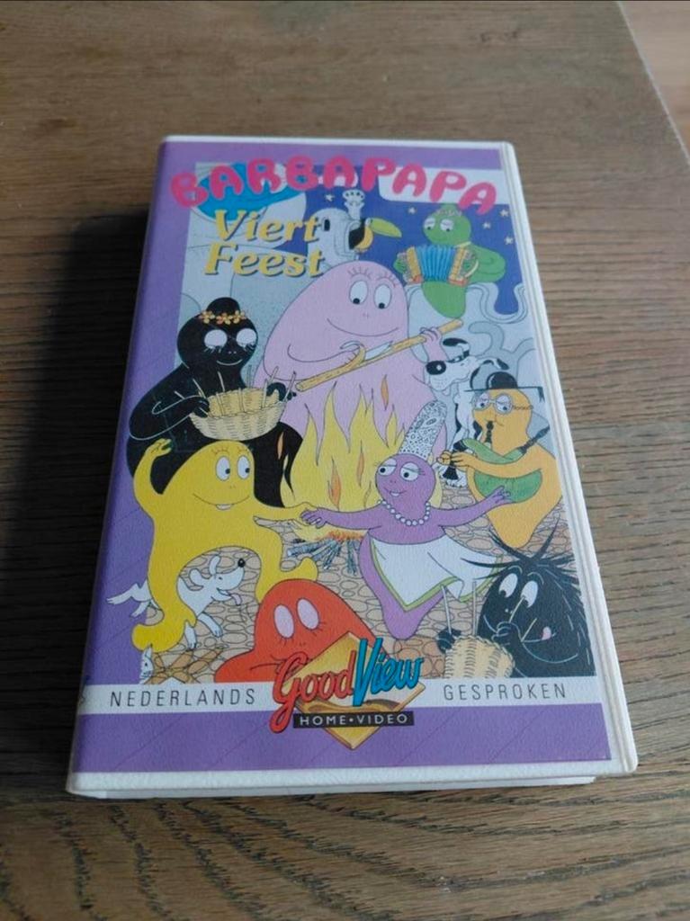 Barbapapa viert Feest videoband., Cd's en Dvd's, Alle leeftijden, Ophalen of Verzenden, Gebruikt, Tekenfilms en Animatie