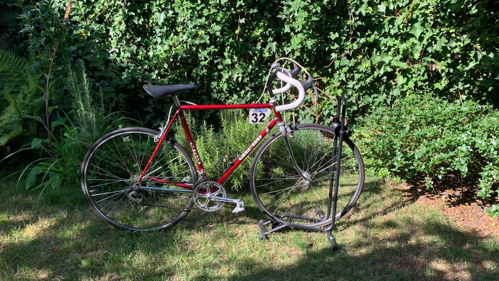 Vintage Retro Martelly racefiets 55cm Rood Campagnolo Brooks, Fietsen en Brommers, Gebruikt, 53 tot 57 cm, Ophalen, Overige merken