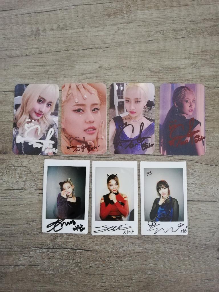 Pink Fantasy Photocards & Polaroids, Verzenden, Zo goed als nieuw, Foto of Kaart, Gesigneerd