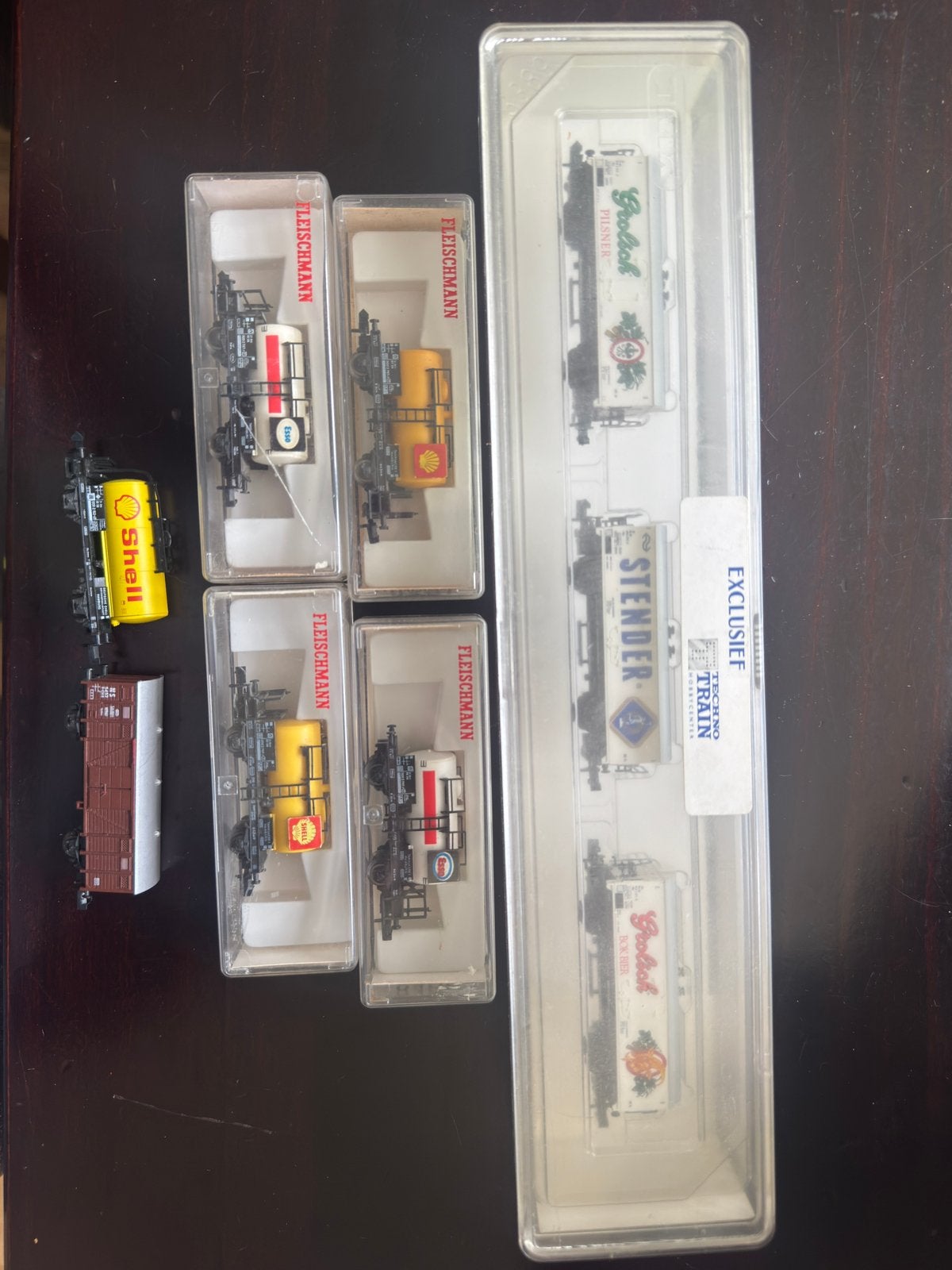 NS Goederenwagons met Minitrix 11053 | 1/160 N spoor, Gebruikt, Gelijkstroom, Trix, Wagon