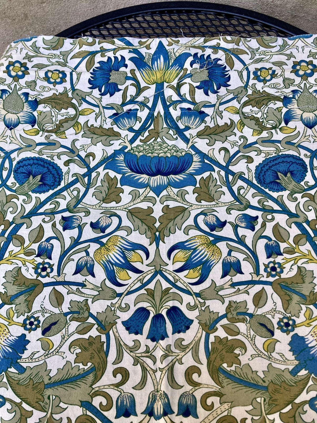 Liberty William Morris ‘Lodden’ resten 120x50 cm, Blauw, 120 cm of meer, Ophalen of Verzenden, Zo goed als nieuw