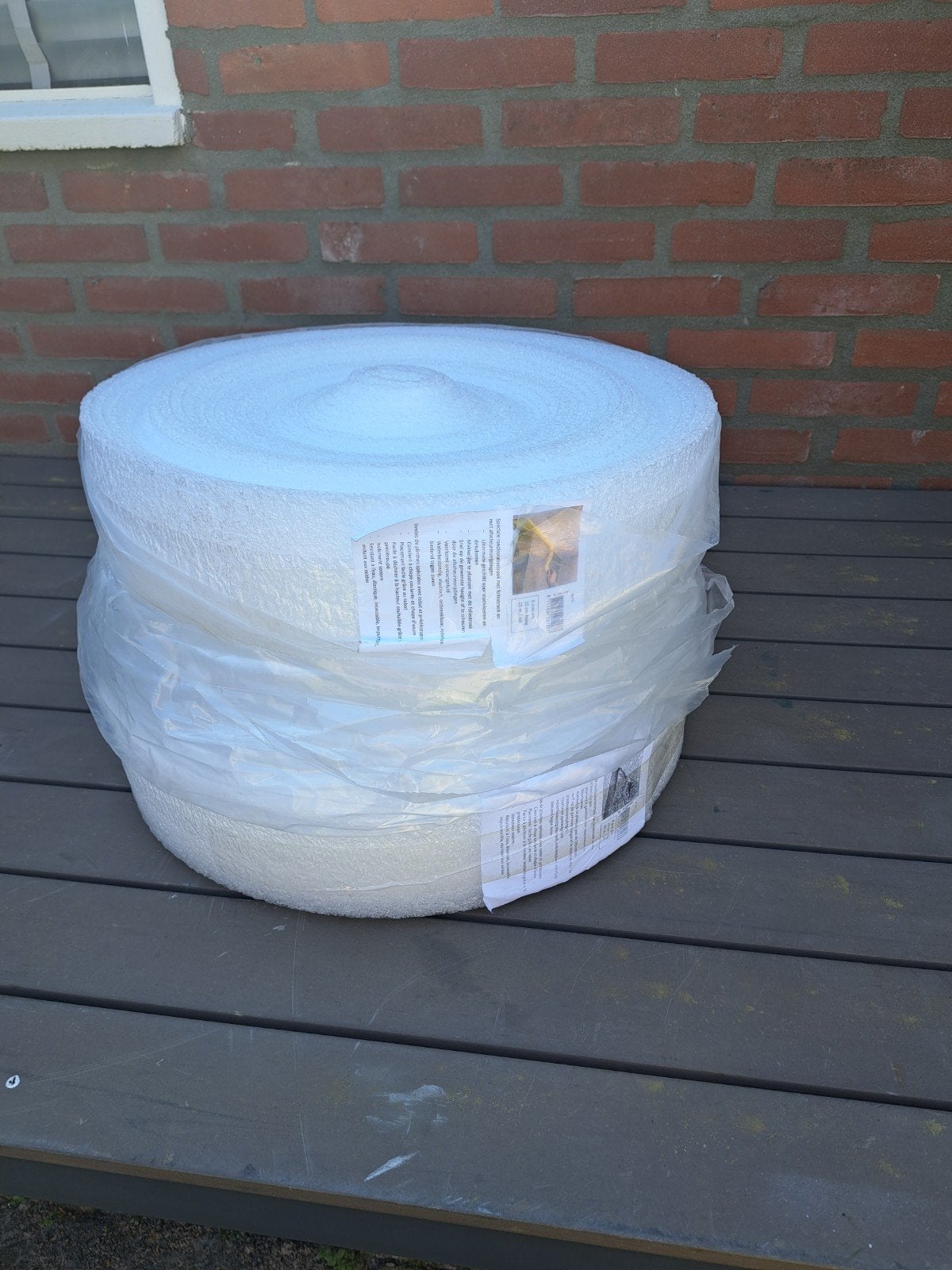 Randstrook met folie (2x25m) - 0,8cm dik (2rollen), Doe-het-zelf en Verbouw, Minder dan 4 cm, Overige materialen, Muurisolatie