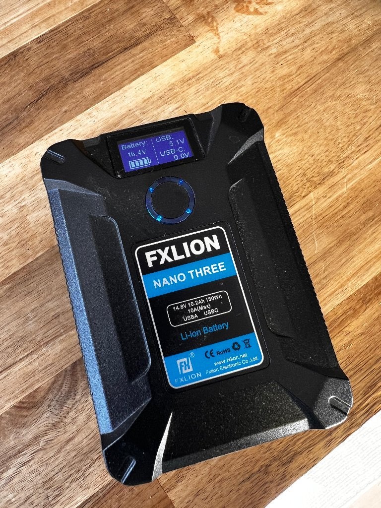 V-Mount Fxlion Nano Three 14.8V/150Wh, Ophalen, Zo goed als nieuw