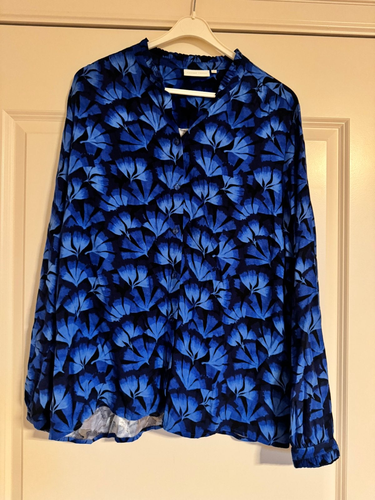 Fabienne Chapot blouse ginko blauw maat 42, Verzenden, Nieuw, Maat 42/44 (L), Blauw