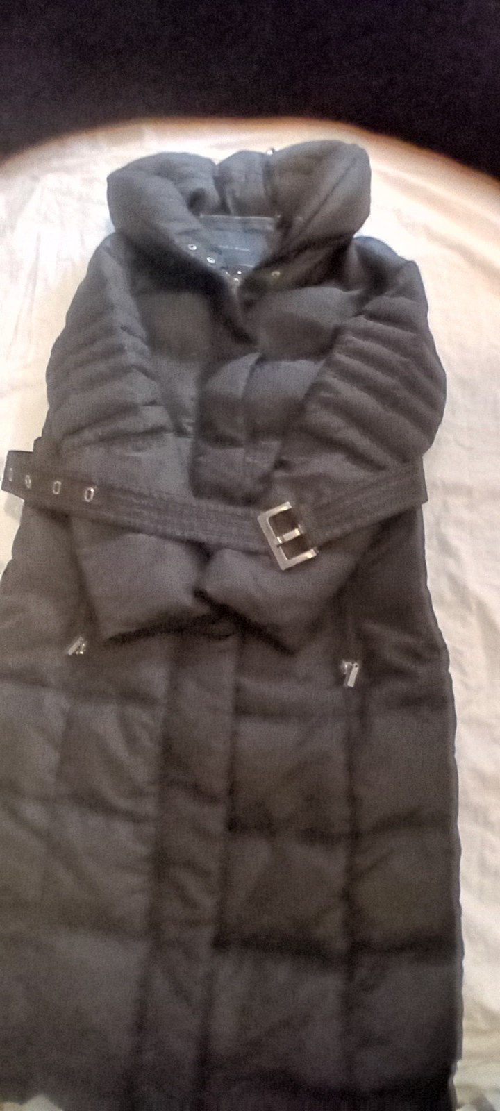 Lange warme winterjas, Zwart, Nieuw, Ophalen of Verzenden, Maat 36 (S)