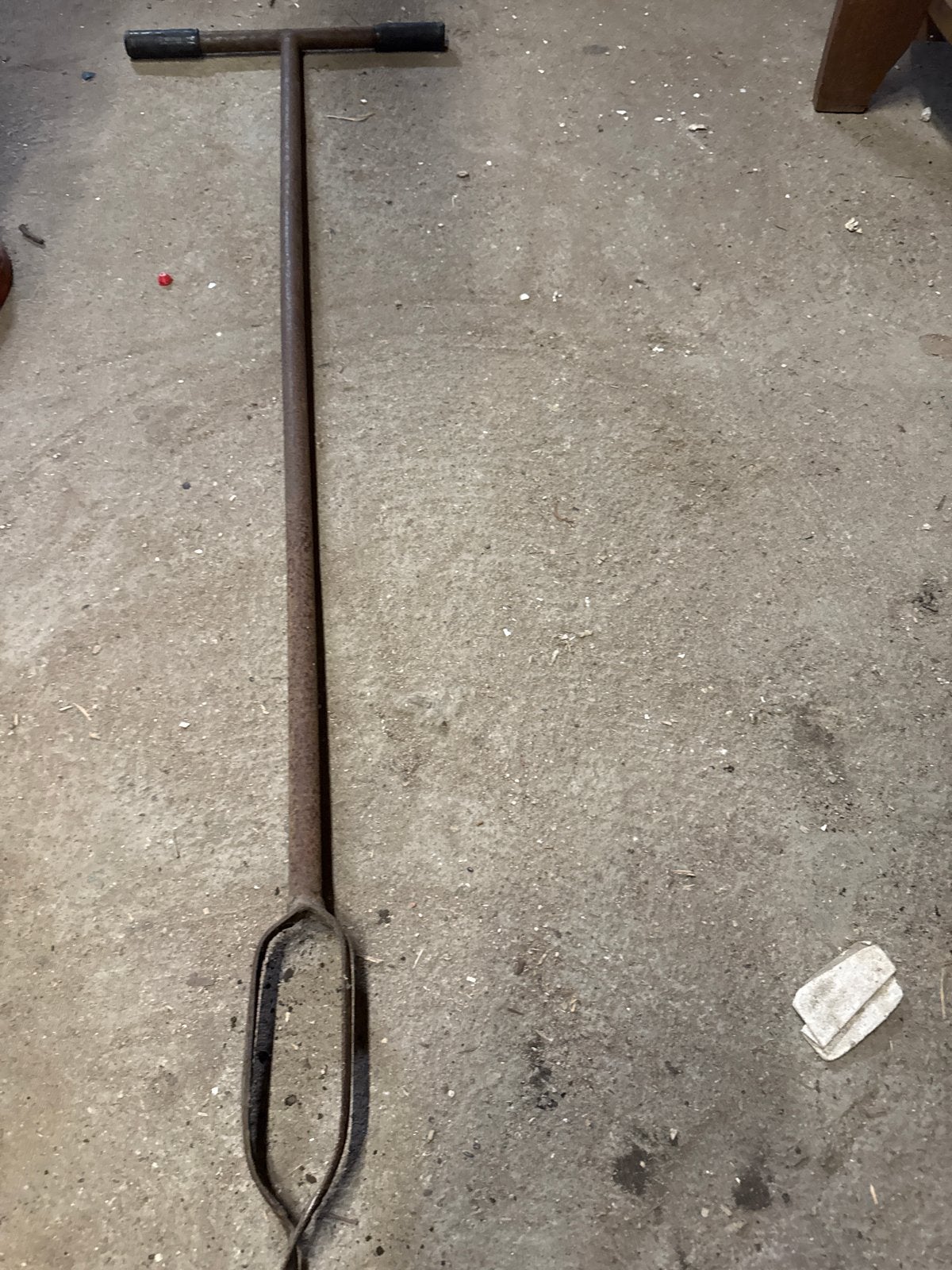 Grondboor 123 cm lang voor palen van 7 cm, Ophalen, Gebruikt, Overige typen