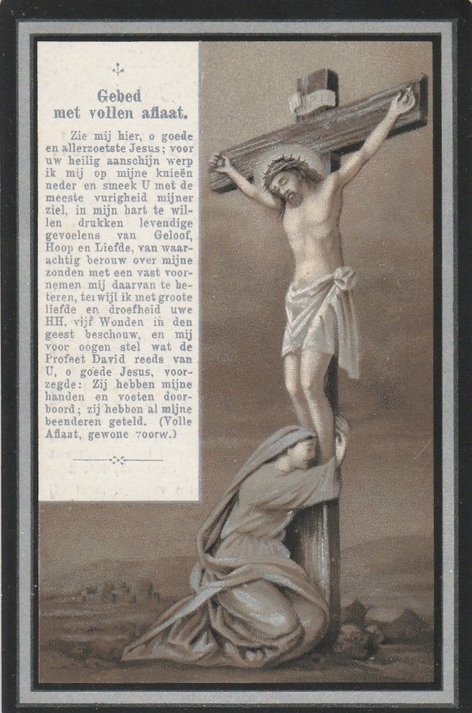 joannes gerardus de mol-amsterdam 1895, Verzamelen, Ophalen of Verzenden, Bidprentje