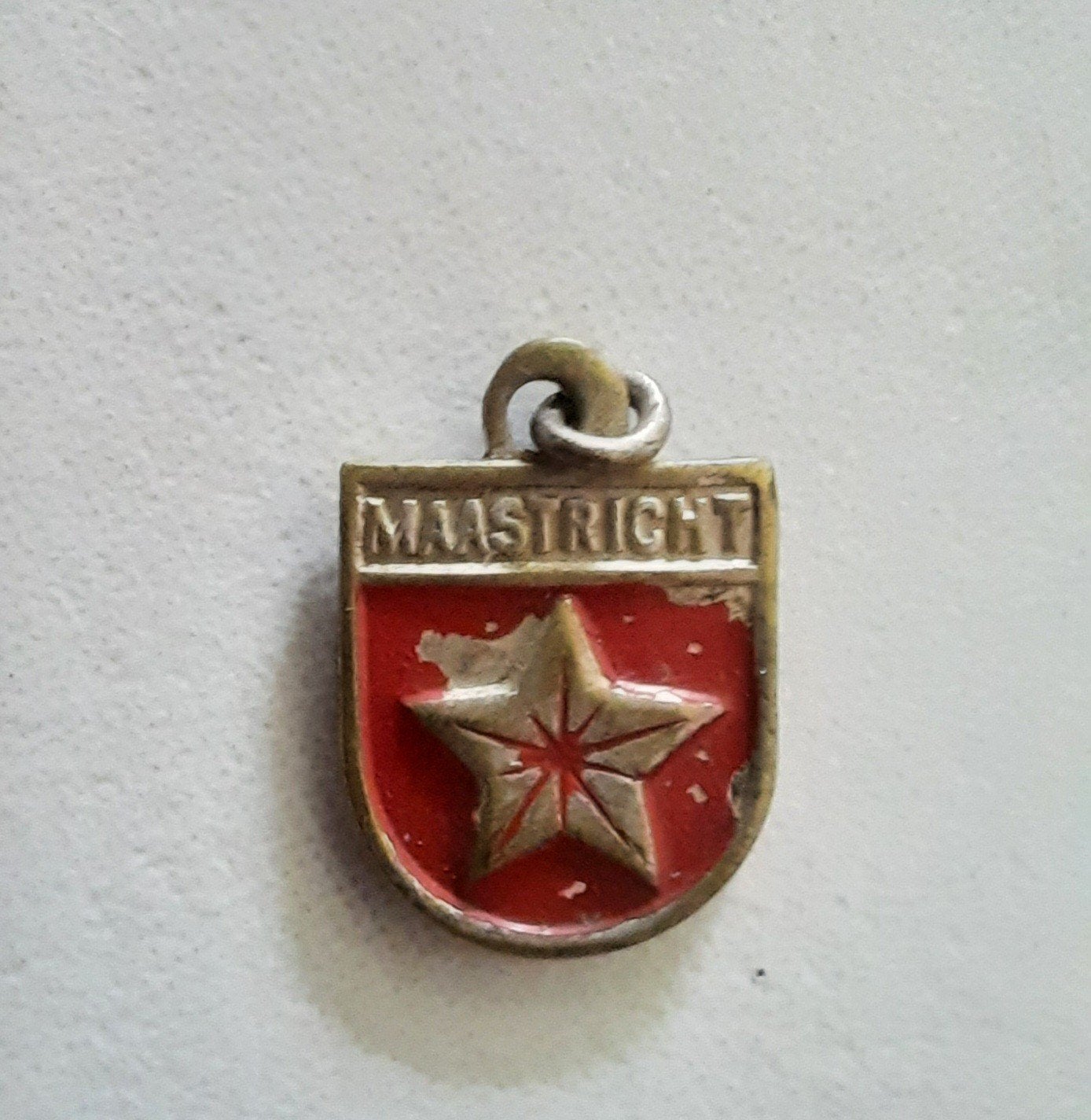 Vintage Maastricht Medaille/Bedel met Ster, Ophalen of Verzenden, Gebruikt