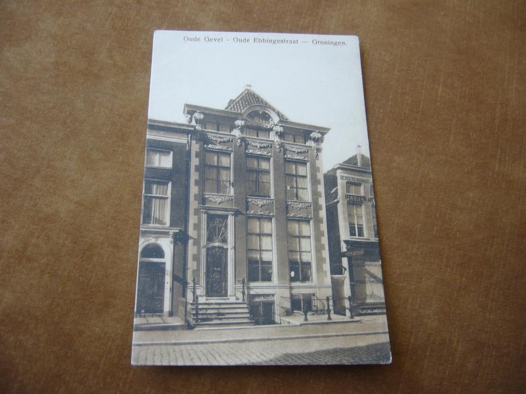 GRONINGEN  =  OUDE GEVEL - OUDE EBBINGESTRAAT  BRIEFKAART, Ophalen of Verzenden, Voor 1920, Ongelopen, Groningen