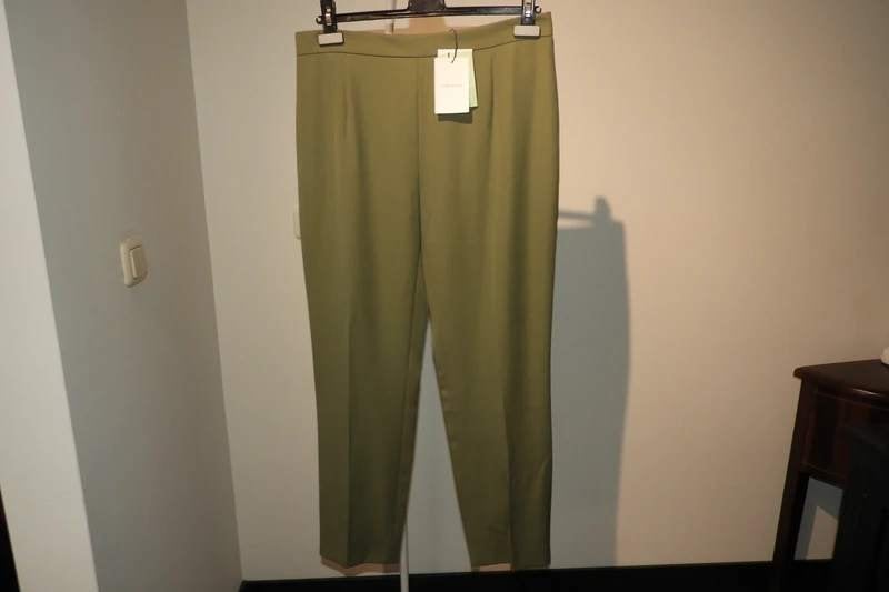 Pierre Balmain broek pantalon wol gouden rits achter Nieuw44