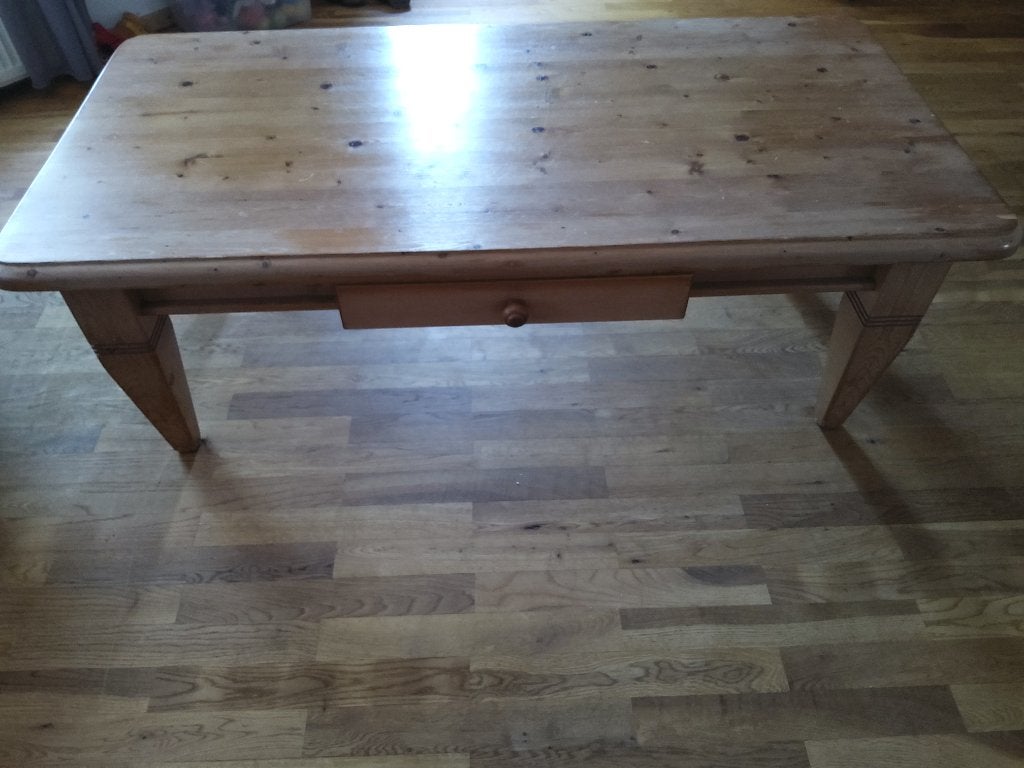 Salontafel 70x140, met lade, Huis en Inrichting, Tafels | Salontafels, Ophalen, Gebruikt, 100 tot 150 cm, 50 tot 100 cm
