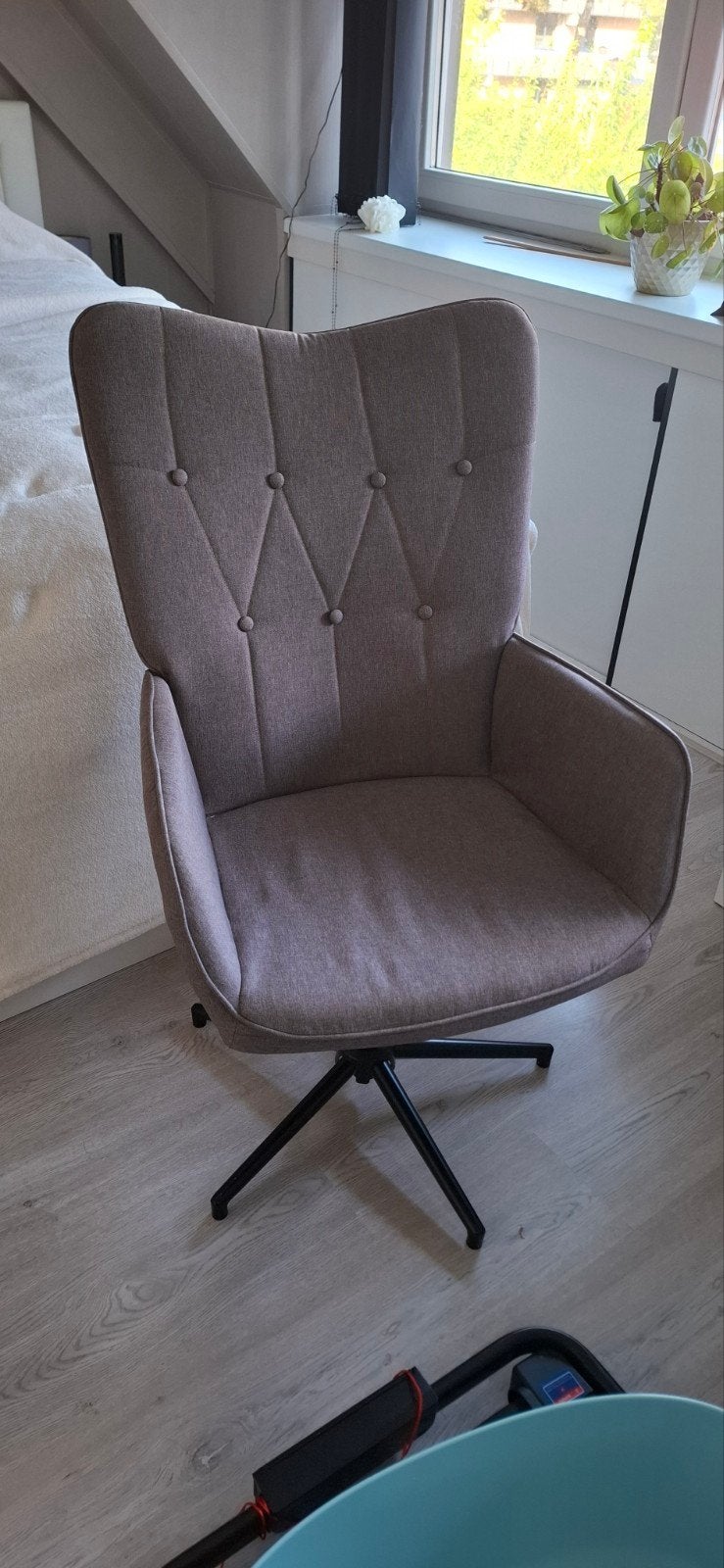 Comfortabele VidaXL bureaustoel/fauteuil - Zo goed als nieuw, Ophalen, Modern, Comfortabel, Overige kleuren, Zo goed als nieuw