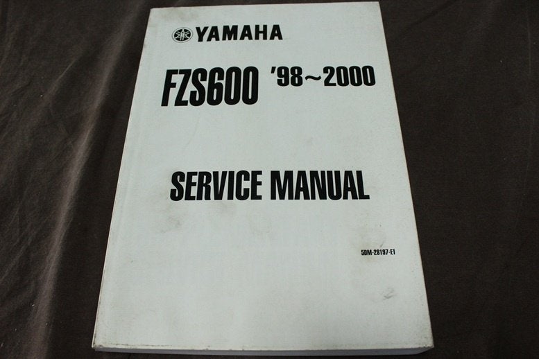 Yamaha FZS600 Fazer 1998-2000 motorcycle service  manual, Motoren, Ophalen of Verzenden, Yamaha