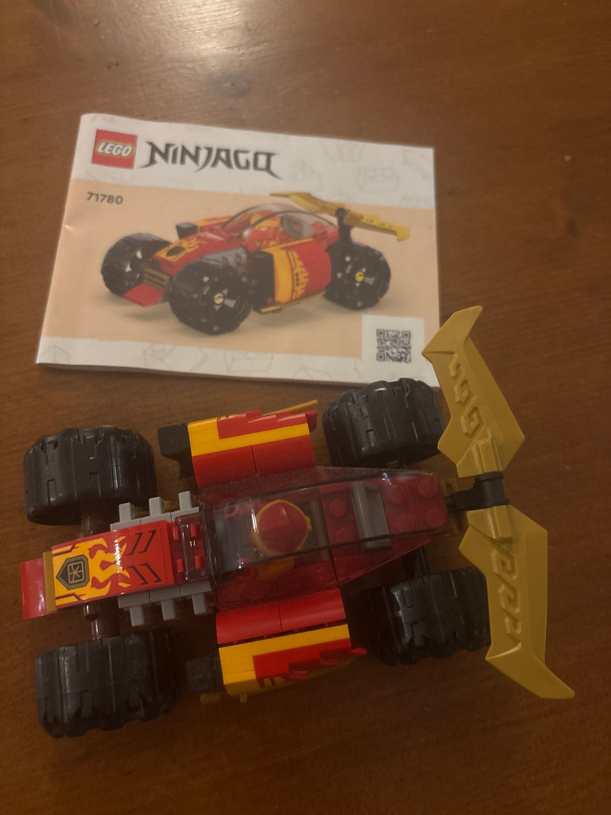 Lego Ninjago 71780 Kai's Vuurdraak Racewagen, Gebruikt, Lego, Ophalen of Verzenden, Compleet