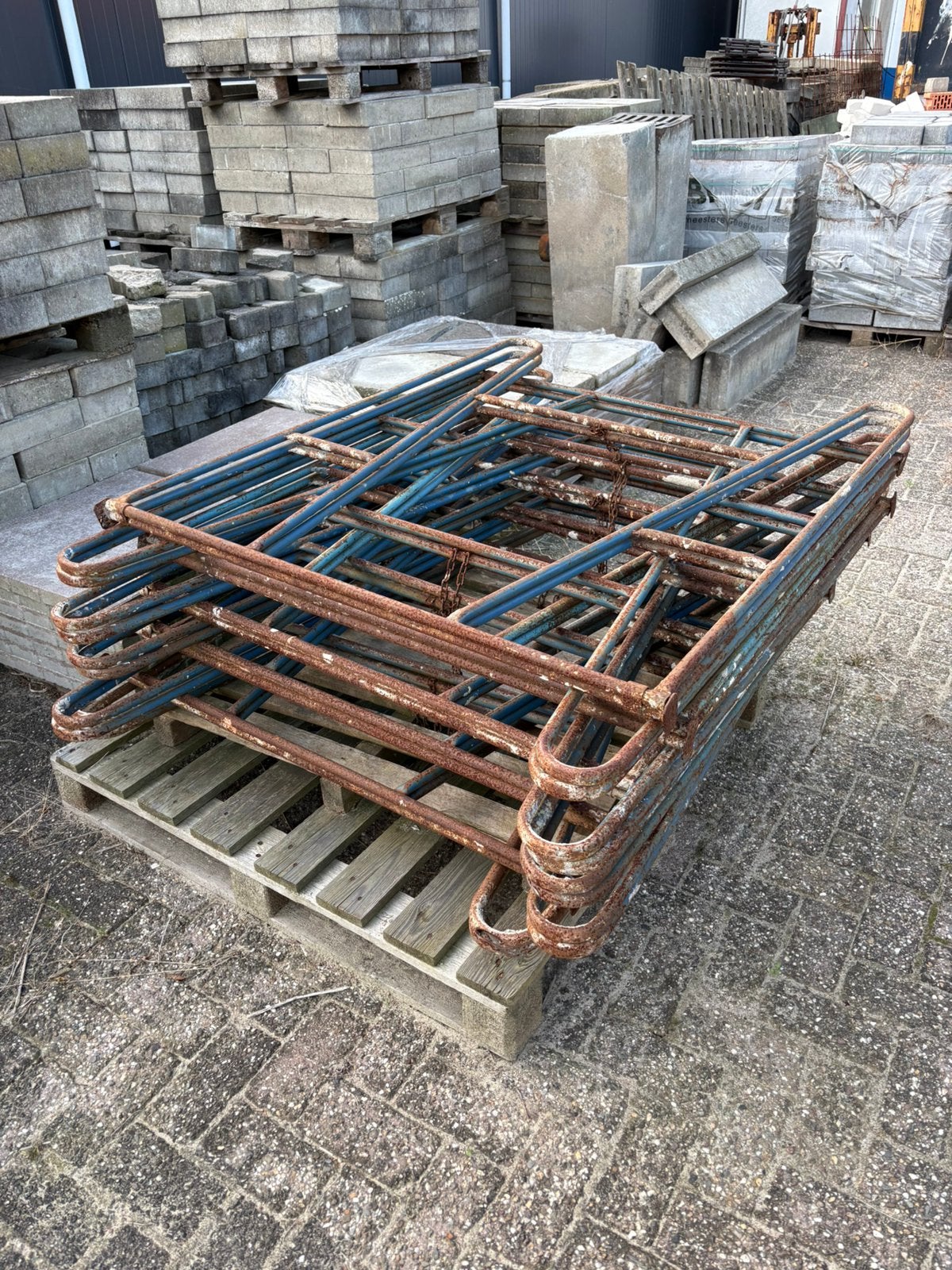 Schragen 1.30 meter hoog, Doe-het-zelf en Verbouw, Ophalen, Gebruikt, Overige typen, Minder dan 2 meter