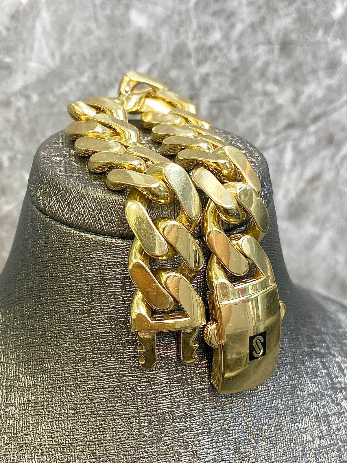 14k Gouden Cuban Link Armband, Ophalen of Verzenden, Nieuw, Goud