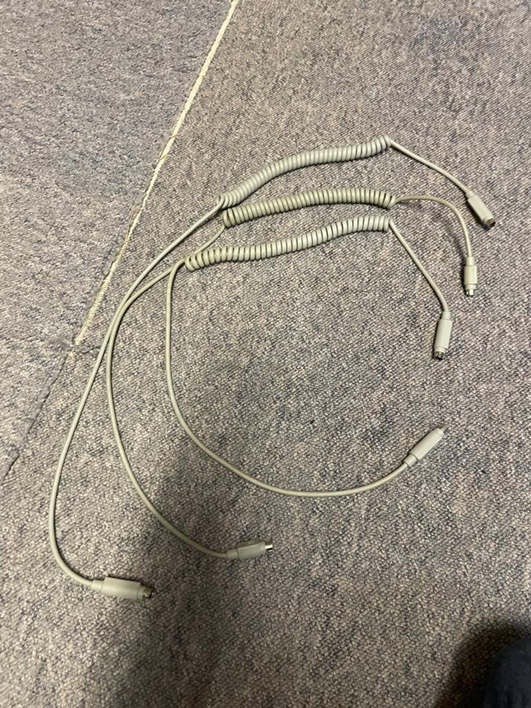 3x ADB-kabel voor Apple Macintosh (toetsenbord naar Mac), Ophalen of Verzenden
