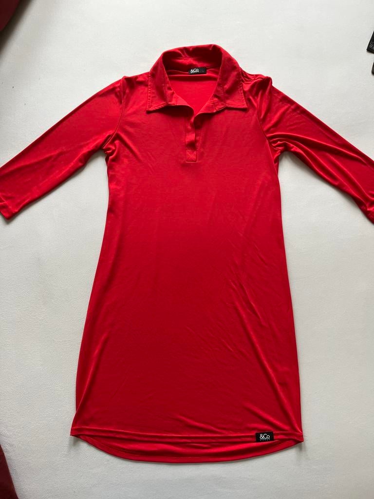 &Co Woman jurk mt S rood, Kleding | Dames, Jurken, Maat 38/40 (M), Ophalen of Verzenden, Zo goed als nieuw, Boven de knie