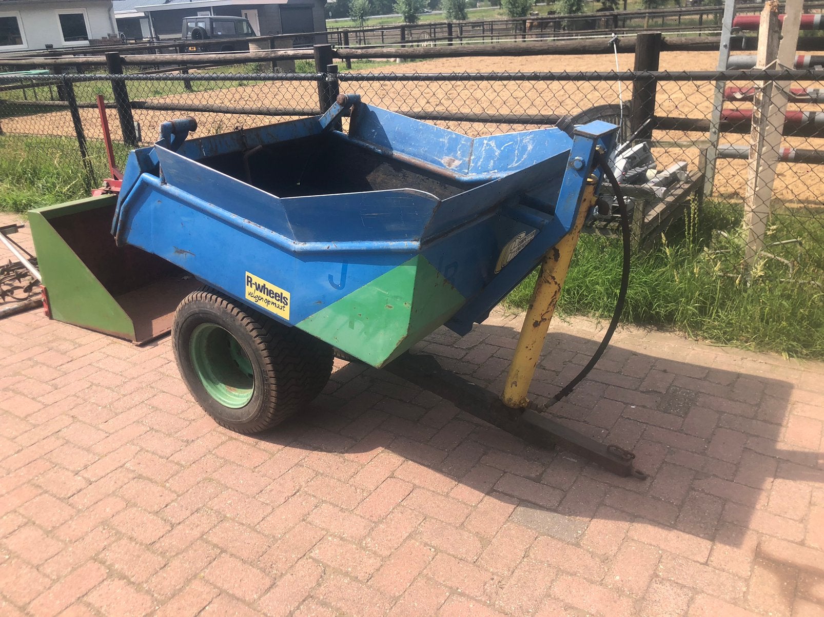 Kipper grondbak vlakker cultivator vorken hefmast ploeg, Ophalen, Overige, Grondbewerking