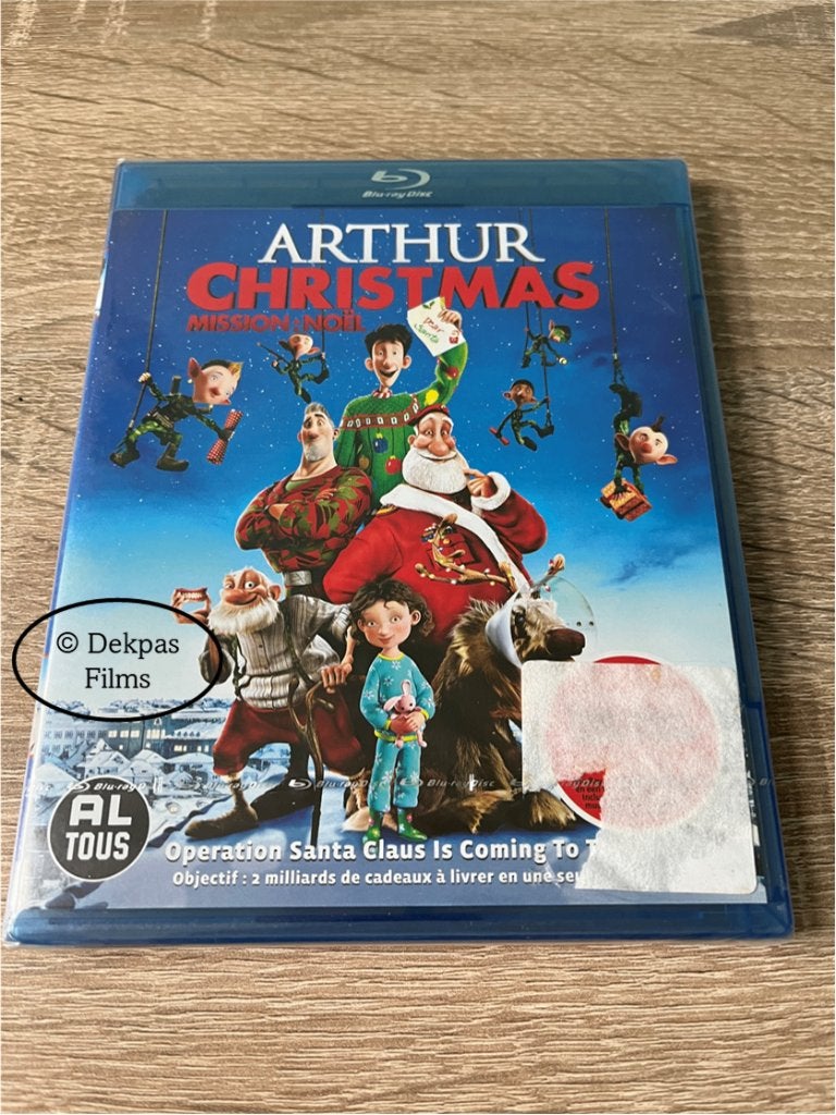 Blu-ray Arthur Christmas - NL-Uitgave - NIEUW in Seal, Alle leeftijden, Nederlands, Film, Ophalen of Verzenden
