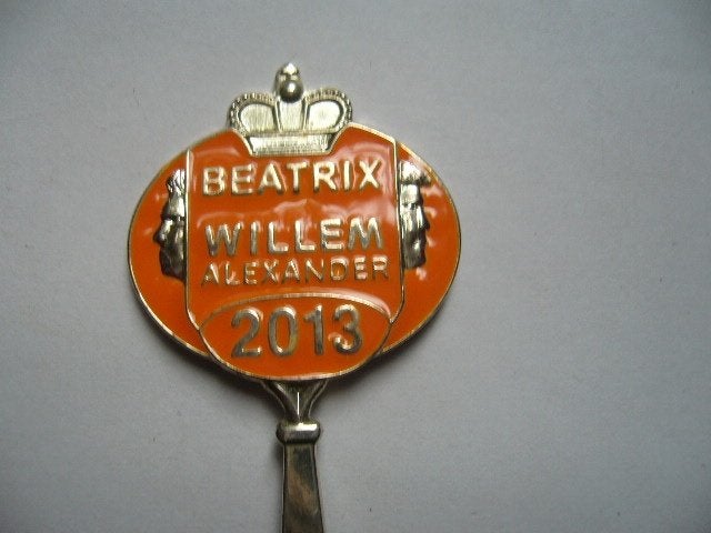 lepeltje BEATRIX WILLEM ALEXANDER 2013, Verzenden, Zo goed als nieuw