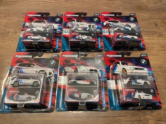 Majorette BMW Edition - Complete Set van 6, Verzenden, Nieuw