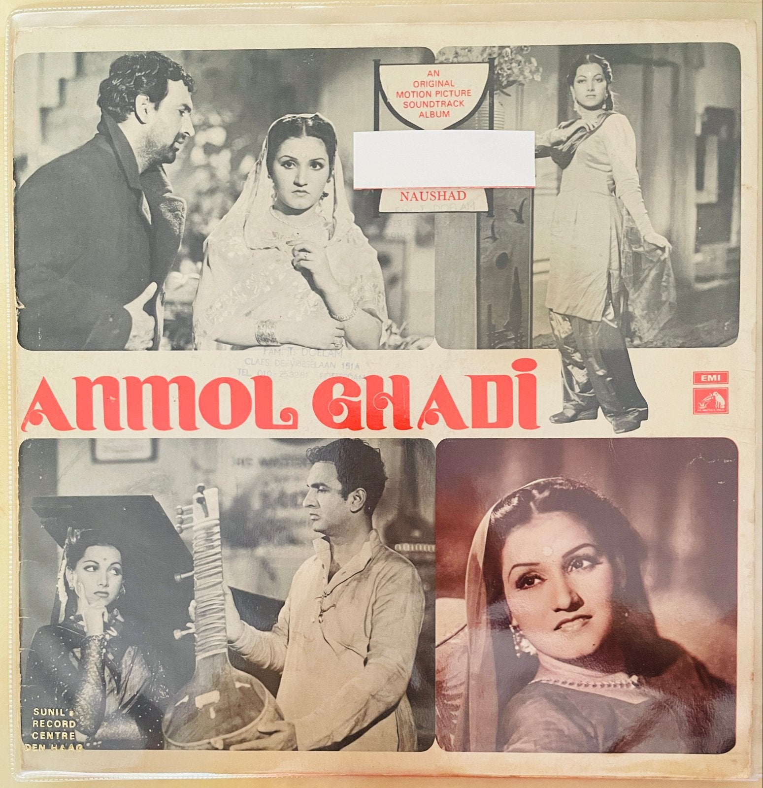 Anmol Ghadi Soundtrack Album LP - Indiase Filmmuziek, Cd's en Dvd's, LP, Verzenden, Originele persing, Zo goed als nieuw