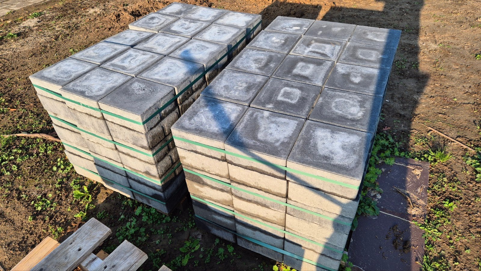 Betonsteen vierkant 20x20x8 cm - ca. 8 m2, Ophalen, Nieuw, 5 tot 10 m², Beton