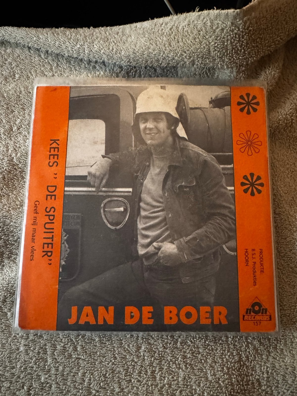 Jan de Boer - Kees "De Spuiter" / Geef mij maar vlees (7 inc, Gebruikt, 7 inch, EP, Nederlandstalig