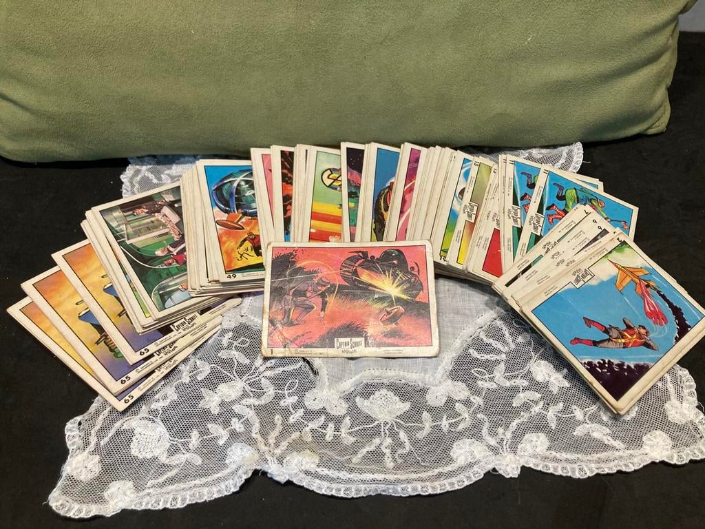 Captain Scarlet plaatjes 1969 (120526), Ophalen of Verzenden, Gebruikt, Meerdere plaatjes