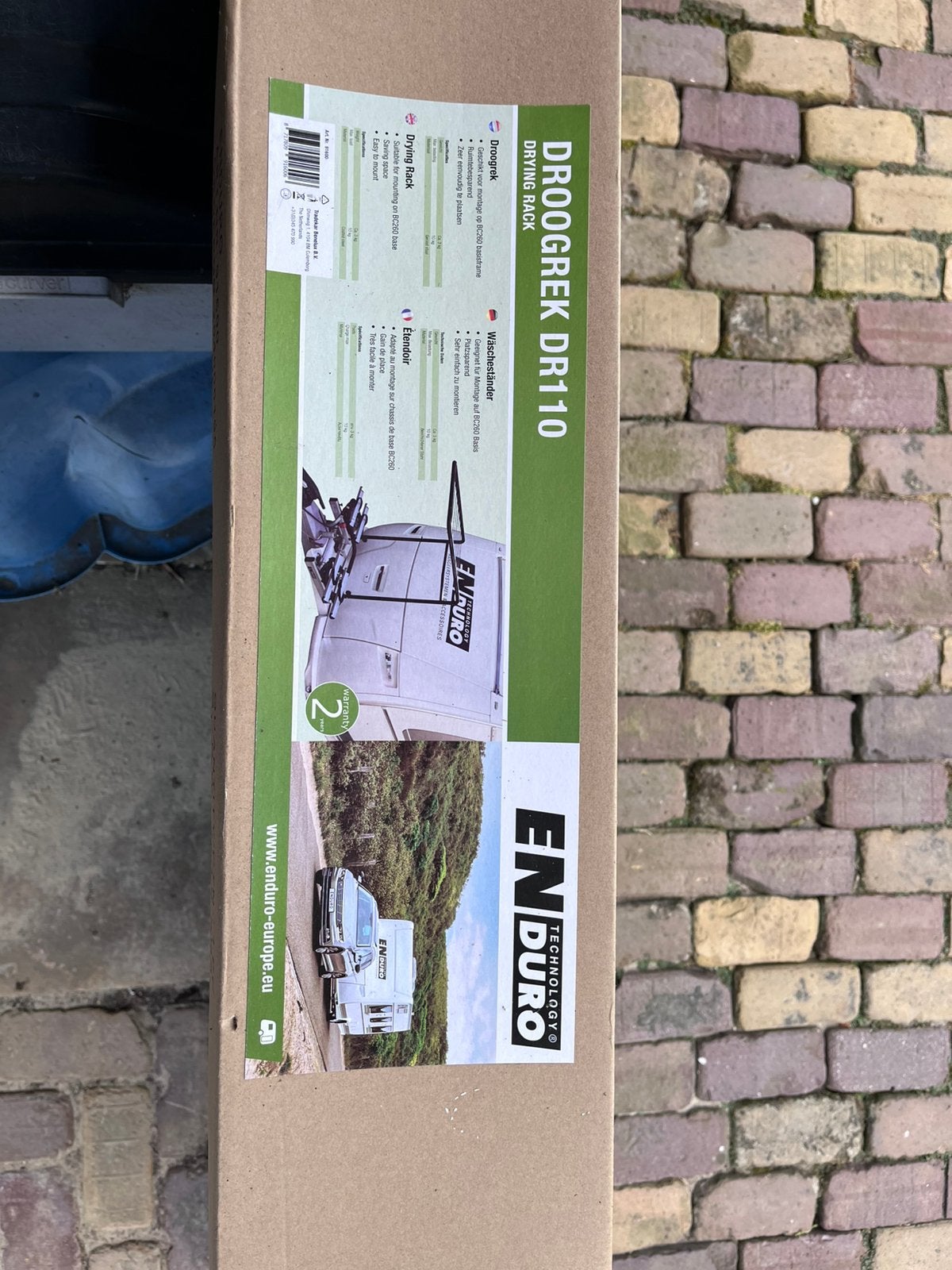 Droogrek op dissel caravan, Caravans en Kamperen, Ophalen, Nieuw