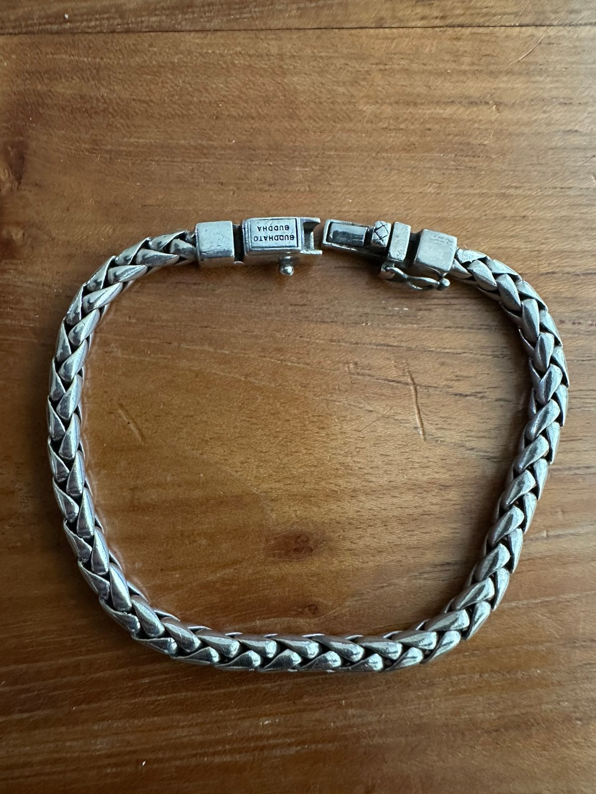 Buddha to buddha armband George, Ophalen of Verzenden, Zo goed als nieuw, Zilver