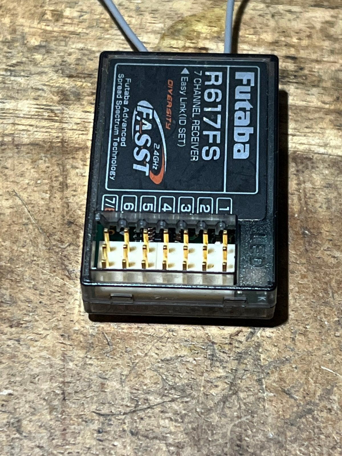 Futaba ontvanger:R617FS  (7 kanaals )te koop, Ophalen of Verzenden, Gebruikt