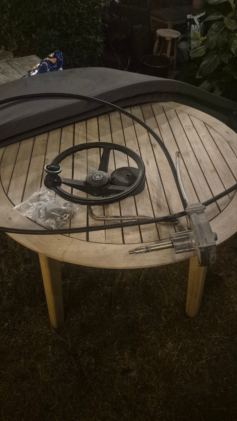 boot stuur systeen, Ophalen, Zo goed als nieuw, Motor en Techniek, Motorboot