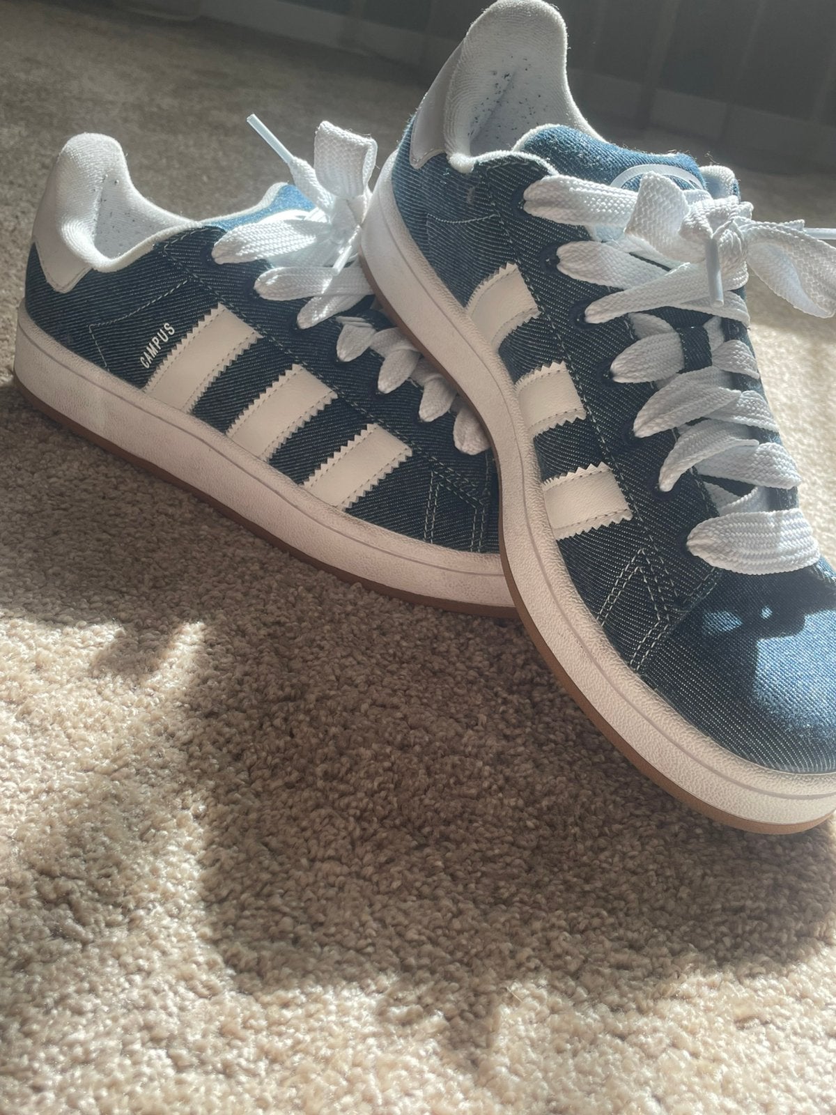 Adidas Campus Night Indigo, Blauw, Ophalen of Verzenden, Sneakers of Gympen, Zo goed als nieuw