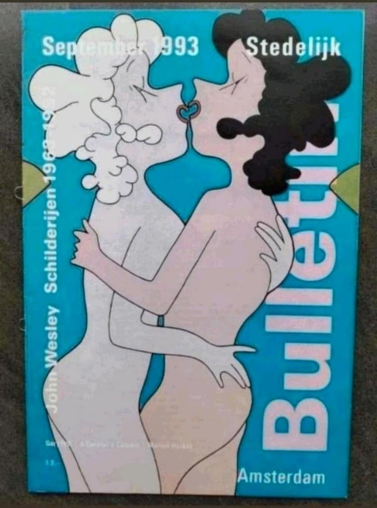 Bulletin Stedelijk Museum Amsterdam - John Wesley, Gary Hill, Gelezen, Ophalen of Verzenden, Meerdere auteurs, Overige onderwerpen