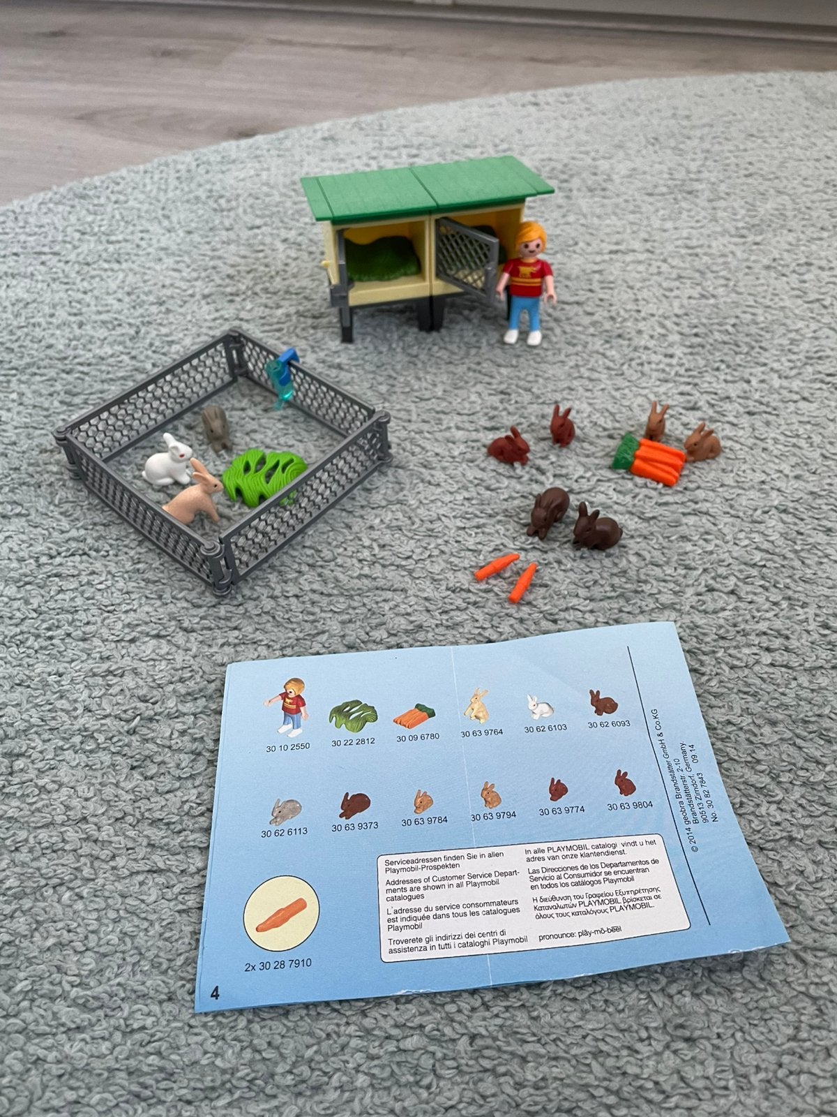 Playmobil konijnenhok, Ophalen of Verzenden, Gebruikt