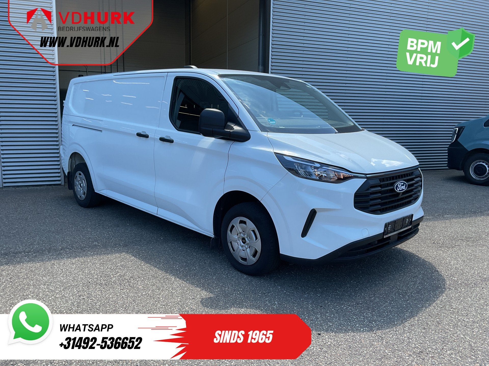 Ford Transit Custom 2.0 TDCI L2 Trend Carplay/ Camera/ Clima, Voorwielaandrijving, Stof, Gebruikt, 1836 kg